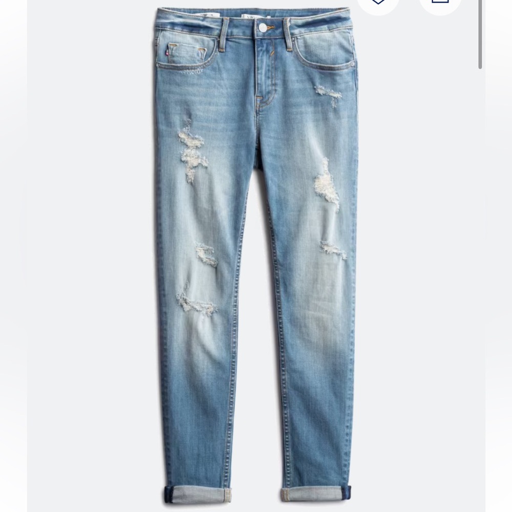 Vigoss Light Blue Distressed Skinny Jeans